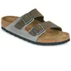 Birkenstock Arizona Leather Mix  Gris/marron