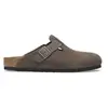 Sabots cuir Birkenstock Boston BS Marron 45 1029210