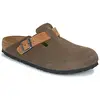 Sabots Birkenstock Boston BS Cuir Mixte Étroit marron - 44