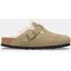 Birkenstock Boston Sabots Beige En Suède EU 42