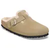 Sabots Birkenstock Boston Suede Leather Beige 39 1028299