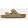 Birkenstock - Arizona BF - Sandales taille 45 - Regular, vert olive