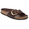 Sandales femme Birkenstock Madrid Big Buckle Oiled Leather Rouge 39 10...