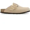 Sabots cuir Birkenstock Boston Leather Rose 40 Étroit 1028052