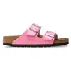 Sandales femme Birkenstock Arizona Birko-Flor Patent Rose 40 Étroit 10...