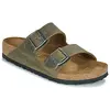 Birkenstock Arizona Oiled Leather - Sandales Faded Khaki 45 - Normal
