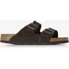 Sandales Birkenstock Arizona Suede Leather Marron 41 1027077