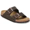 Birkenstock Birkenstock Arizona Suede Leather Colour Marron - 36