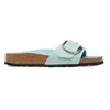 Sandales femme Birkenstock Madrid Big Buckle Natural Leather Patent Ve...