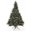 VIVANNO Arbre de Noël plastique JODLA Conique, vert - 142x142x cm