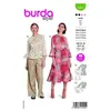 Patron Burda 5884-Blouse & robe(...) -