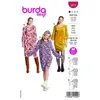 Burda Patron de couture 5875 pour faire de belles robes [femmes, taille 34-48] niveau 1 pour débutants