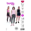 Burda Patron de couture 5850 Leggings [Femme Taille 34-48] Niveau 1 Super Easy