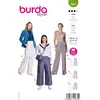 Burda Patron 5801 : Créez des Pantalons Palazzo Elégants et Confortables(...) -