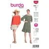 Patron Burda 5920 - Robe et la blouse au décolleté Carmen du 34(...) -
