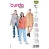 Burda Patron 5923 - Parka à capuche et poches plaquées du 34 au 48 (FR)(...) -