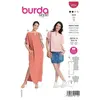 Patron Burda 5894 - Longue robe du 34 au 44 (FR)(...) -