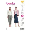 Patron Burda 5897 - Elégantes vestes du 34 au 44 (FR)(...) -