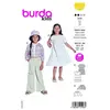 Patron Burda 9225 - Robe a jupe dégradée pour enfants(...) -