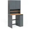 VICCO Armoire machine à laver 2 pièces avec étagère Anthracite 93,6x88,2cm