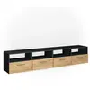 Vicco - Meuble tv Diego, Anthracite, 95 x 38 cm