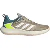 adidas Femme Defiant Speed W Shoes-Low, Wonder Beige/Core White/Lucid Lemon, 41 1/3 EU