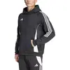 adidas Sweat-shirt à capuche de survêtement Tiro 24 noir S