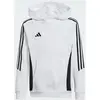 adidas Sweat-shirt à capuche de survêtement Tiro 24 Enfants blanc 128