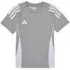 adidas T-shirt de survêtement Tiro 24 Enfants gris 140