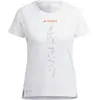 adidas Terrex - Women's Terrex Agravic Shirt - T-shirt de running taille S, blanc