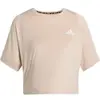T-shirt adidas adi365 Soft Touch manches courtes beige femme - S