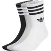 Adidas Chaussettes 3 bandes (3 paires) 40-42 MLT15