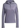 adidas - Own the Run Bind Half Zip - Sweatshirt femme Violet - L