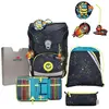 DerDieDas Sac décole noir bleu pour fille et garçon - ErgoFlex Easy Ex...