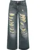 Jean  de RED by EMP - Pantalon Découpé - W27L30 à W34L32 - pour Femme ...