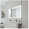Burgbad RL20 Armoire de toilette, 3 portes, SPVN120LF6947G0291,