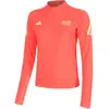 adidas BMW Berlin Maillot de course Femmes - corail, jaune, Taille L