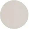 Tapis en laine tufté main de style berbère blanc Diam 100 cm