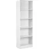 BELIANI Bibliothèque 5 Étagères Winnipeg 174 Cm Blanc