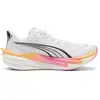 Baskets Puma Deviate NITRO 4 blanc rose orange femme - 38