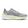Chaussures Puma Velocity NITRO 4 Gris Jaune Femme SS26