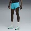 Short Puma RaceDay Ultraweave 3  Bleu Noir, Taille S