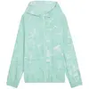 Veste à capuche Puma Run Velocity AOP bleu turquoise femme - XS