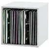 Reloop Casier de rangement - GLORIOUS DJ - Record Box 110 Vinyles - Blanc - Bois - Vintage