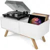Reloop Glorious Turntable Lowboard meuble pour platine vinyle et vinyles