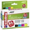 Edding EDD-427 Cartouche de toner 4 pièce(s) Noir, Cyan, Magenta, Jaun...