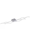 Leuchten Direkt JUST LIGHT. Plafonnier LED Wave 3 000 K 139,5x16 cm acier