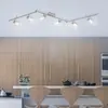 JUST LIGHT. Plafonnier LED Max à trois bras et 6 lampes