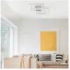 Leuchten Direkt JUST LIGHT. Plafonnier LED Iven, acier, 35,9x35,9 cm