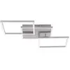 Leuchten Direkt JUST LIGHT. Plafonnier LED Iven, acier 75x45 cm